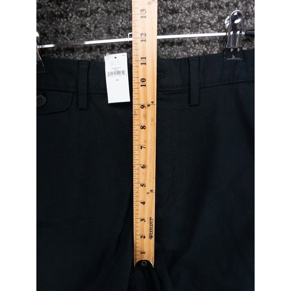 Banana Republic Shorts Mens 31 Actual 32 Black Slim Lived In Chino Stretch NWT